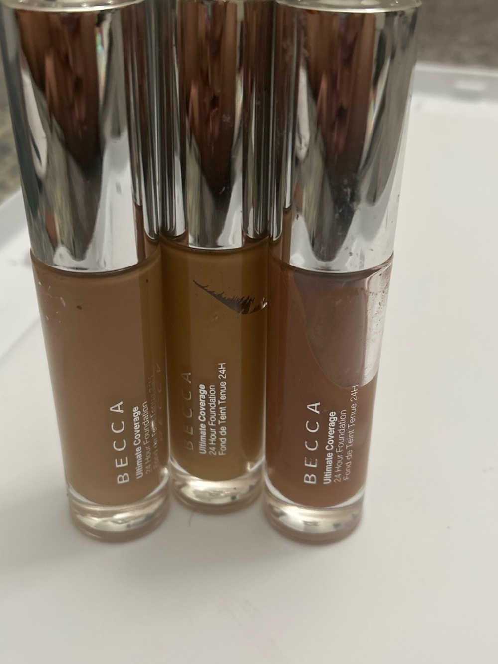 BECCA Ultimate Coverage Liquid Concealer Trio - Warm Brown & Tan Shades